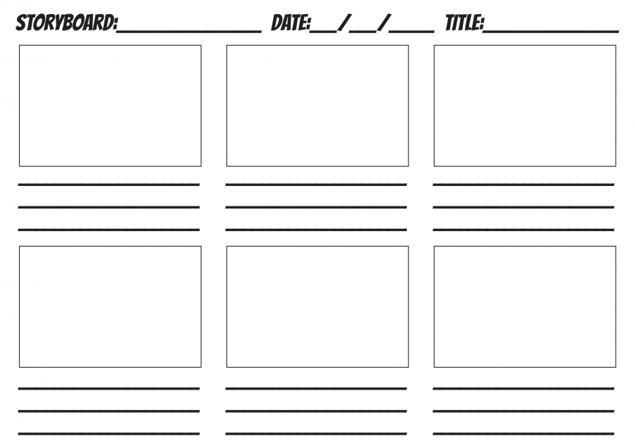 Editable Storyboard Template