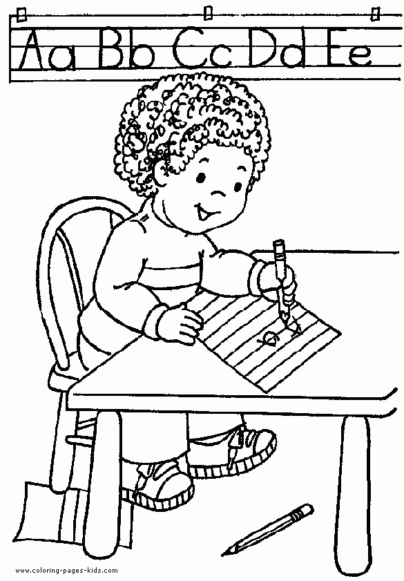 Educational Color Pages Coloring Home