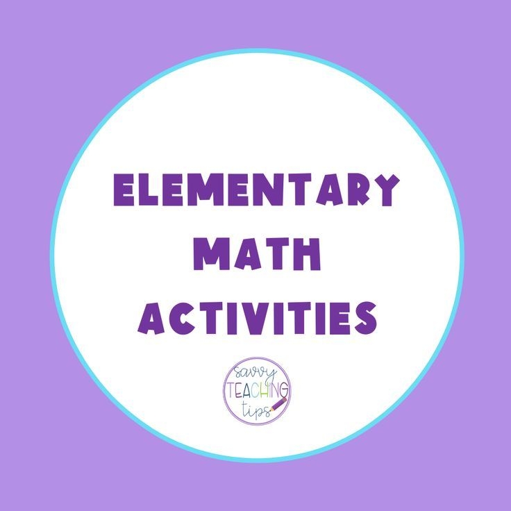 Elementary Math Activities Artofit