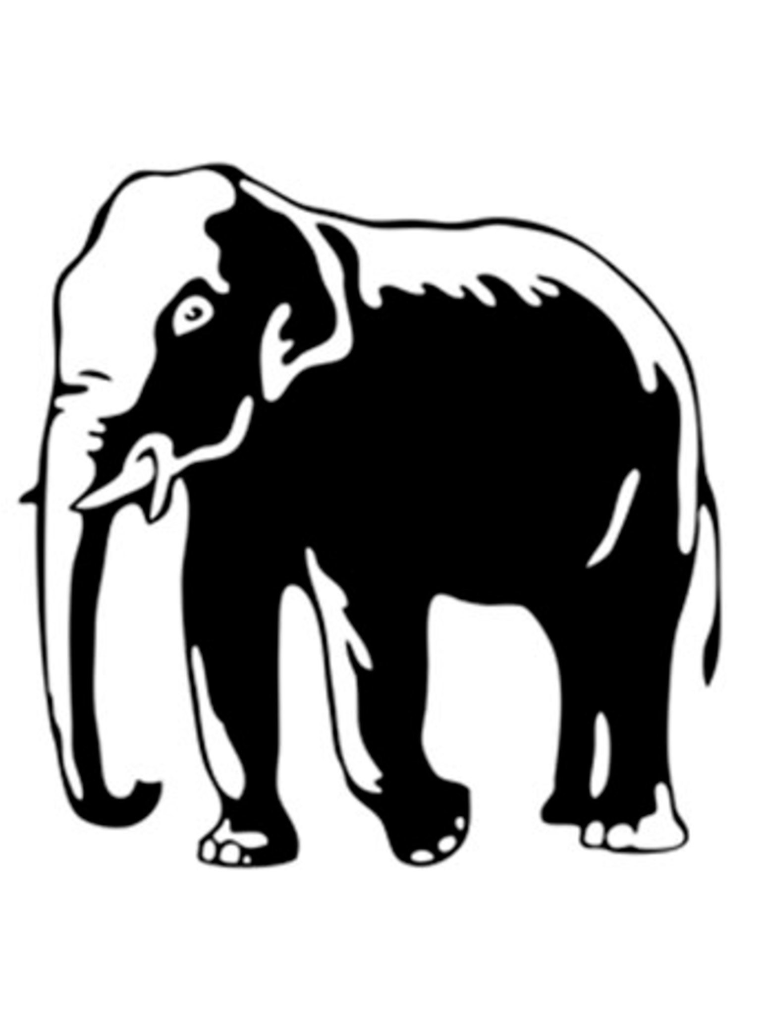 Elephant Stencils Free Printable