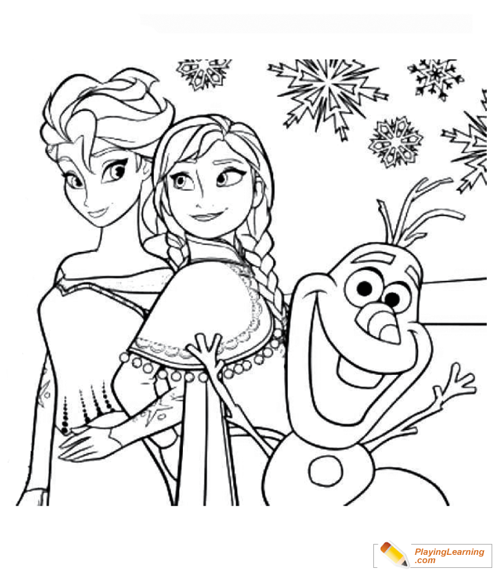 Elsa coloring sheet printable