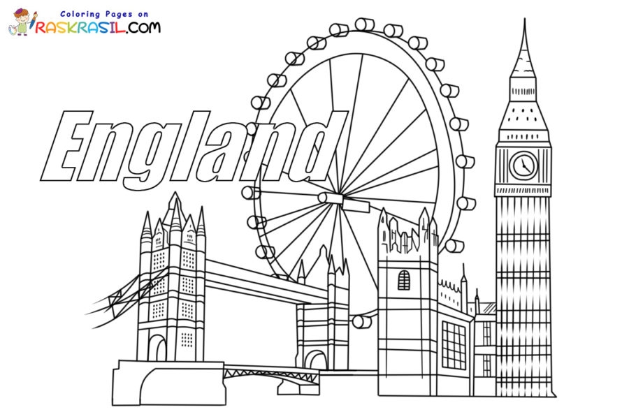 England Colouring Pages Worksheets Library