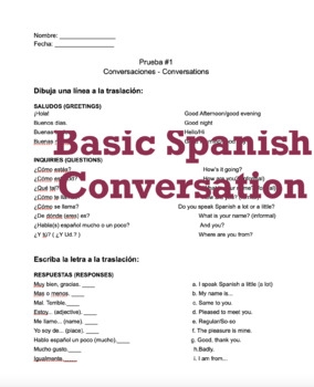 English Conversation Worksheets For Beginners Guru