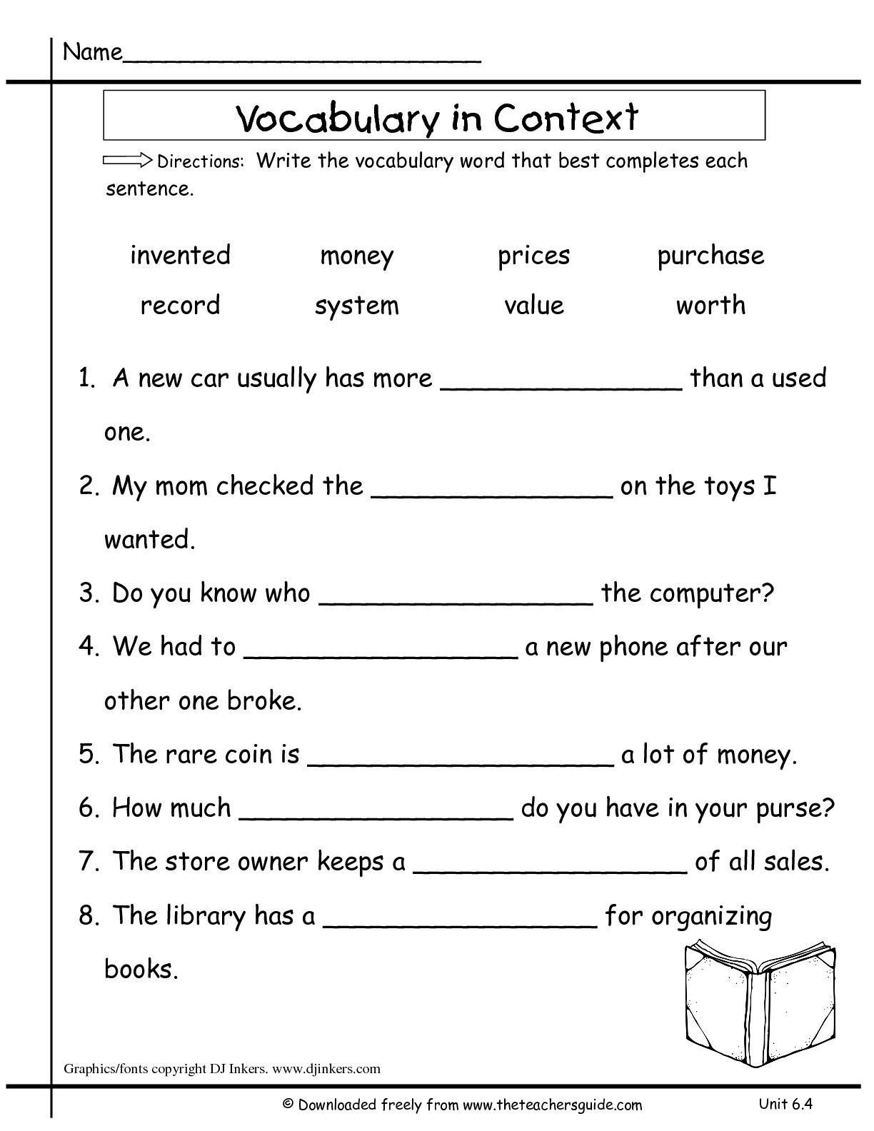 English Worksheets Grade 7 7th Grade Grammar Worksheets NBKomputer
