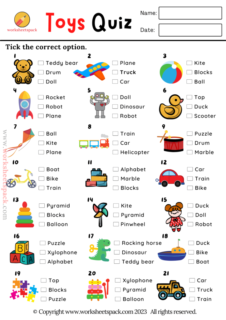 ESL Free Quizzes For Kids Worksheetspack Worksheets Library