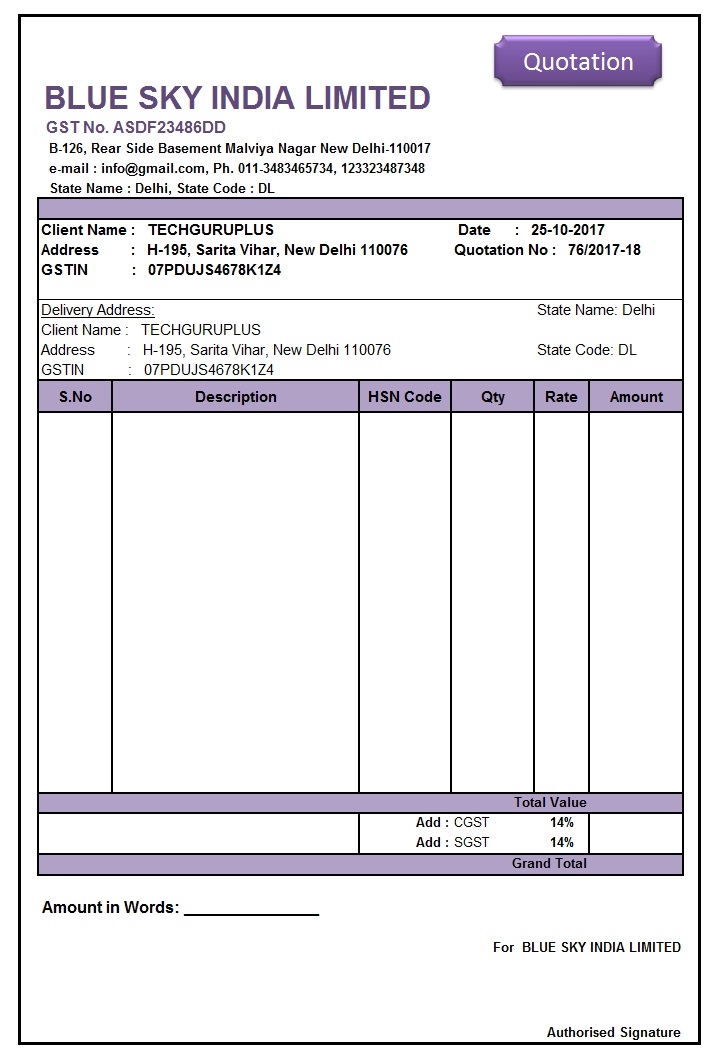 quotation format in word