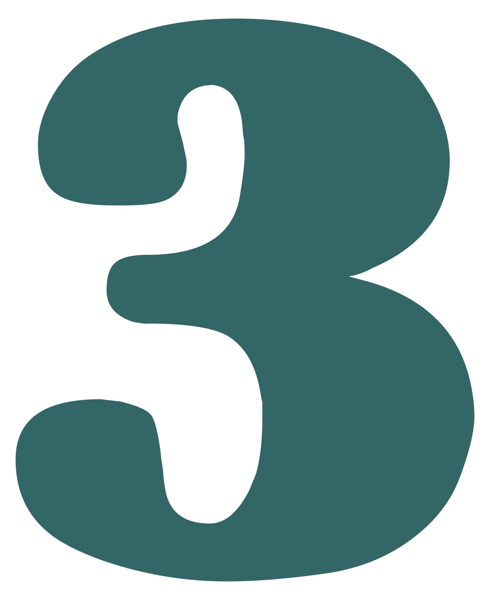 Extra Large Printable Number 3 Large Printable Numbers Printable 