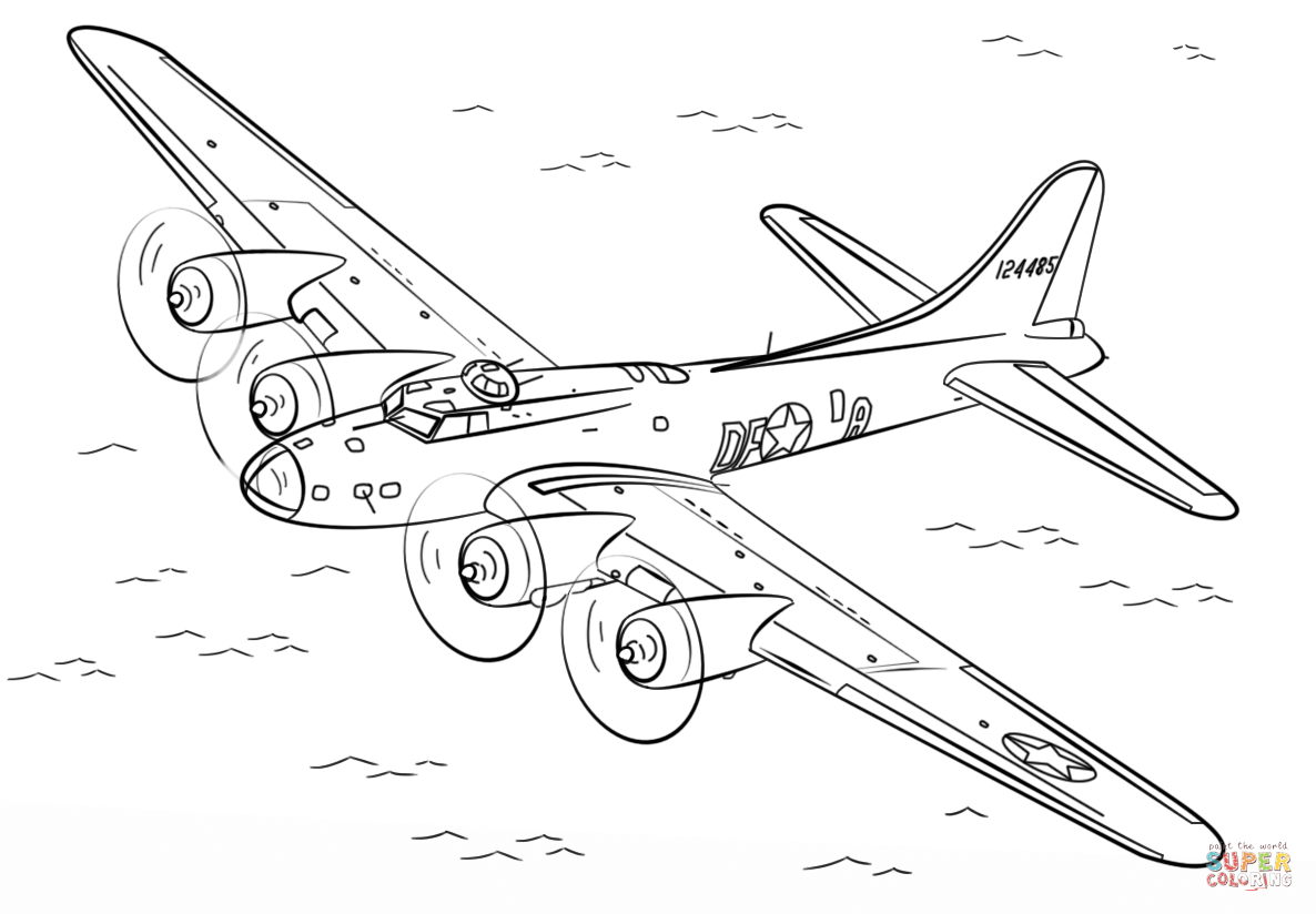 F 35 Coloring Page