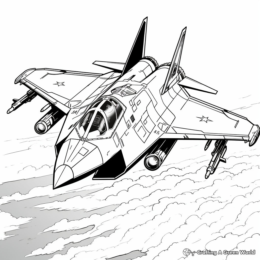 F35 Coloring Pages Free Printable 