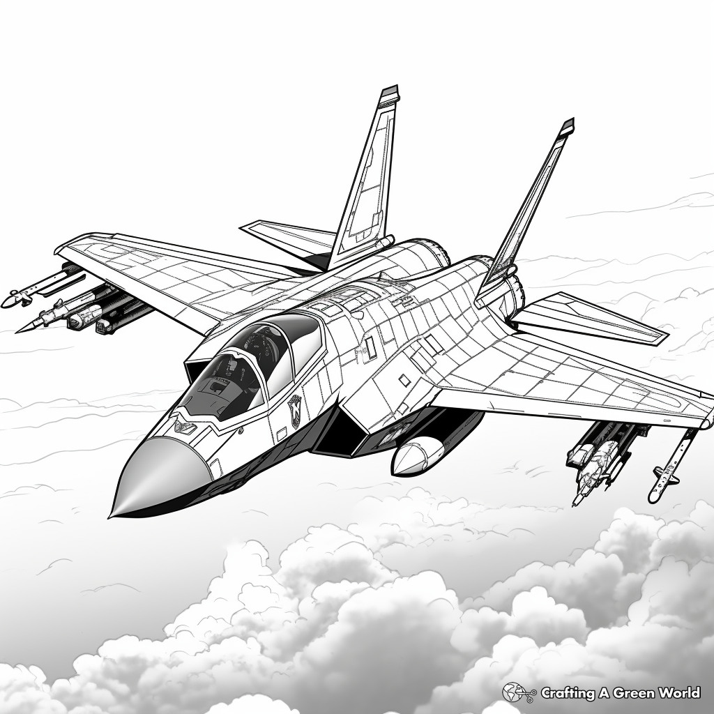 F35 Coloring Pages Free Printable