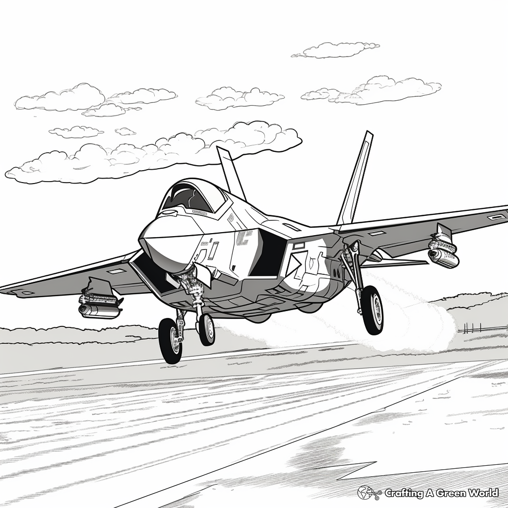 F35 Coloring Pages Free Printable 