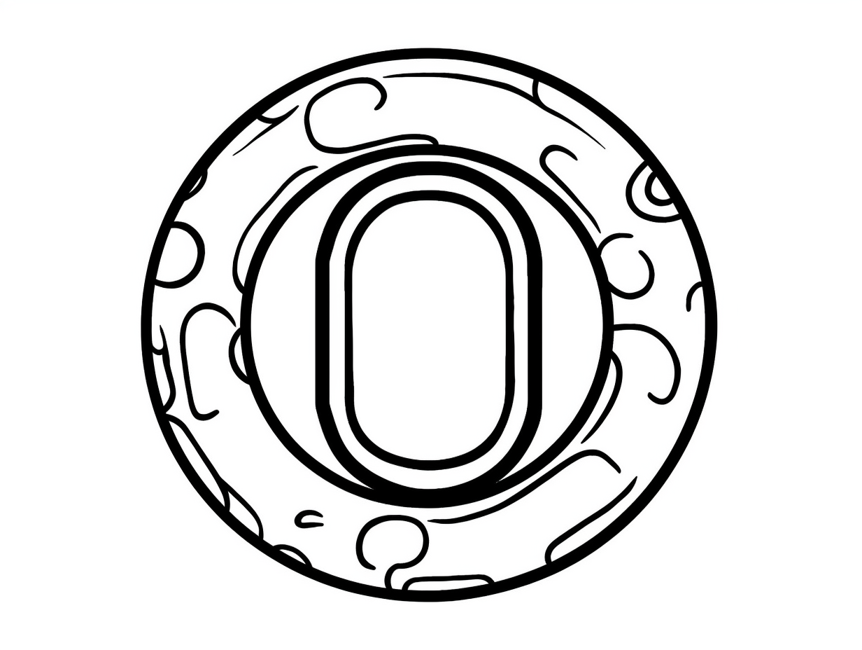 Fantastic Letter O Coloring Sheet Coloring Page