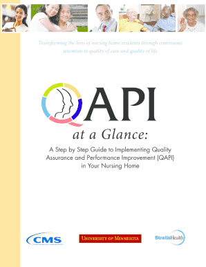 Fillable Online Cms QAPI At A Glance Cms Fax Email Print PdfFiller