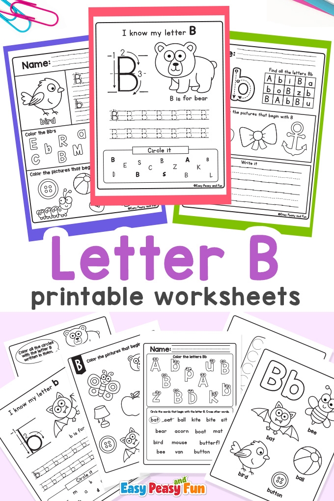 Find The Letter B Worksheet All Kids Network Worksheets Library