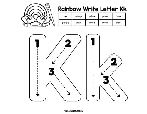 Find The Letter K Worksheet PrimaryLearning Org Worksheets Library