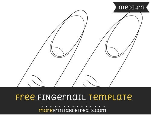 Fingernail Template Medium