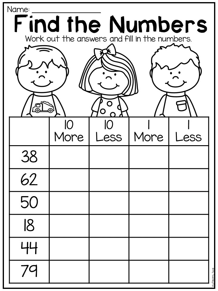 1st grade school work free