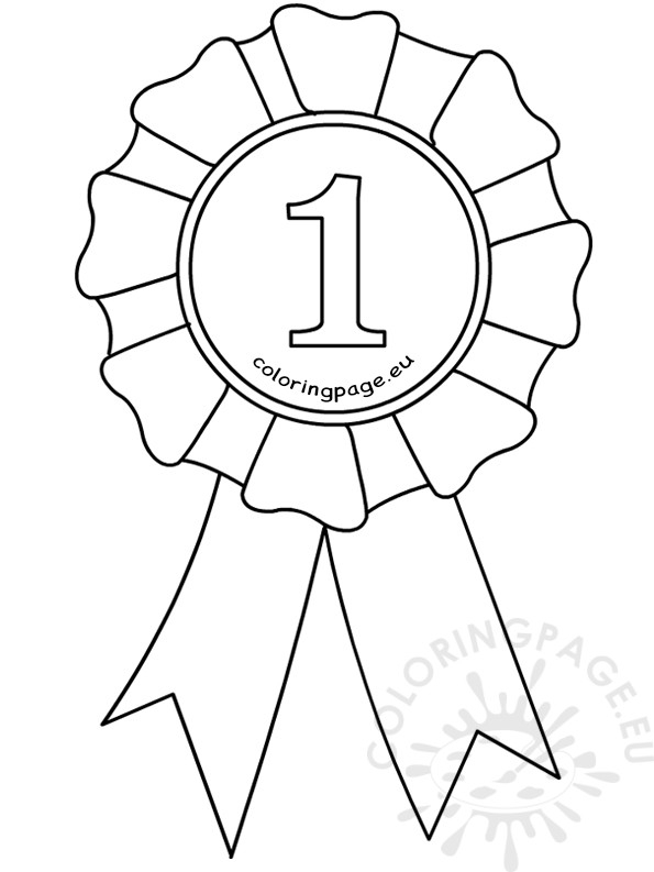 First Place Ribbon Printable