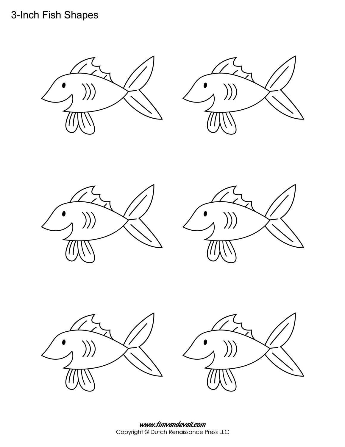small fish pictures to print