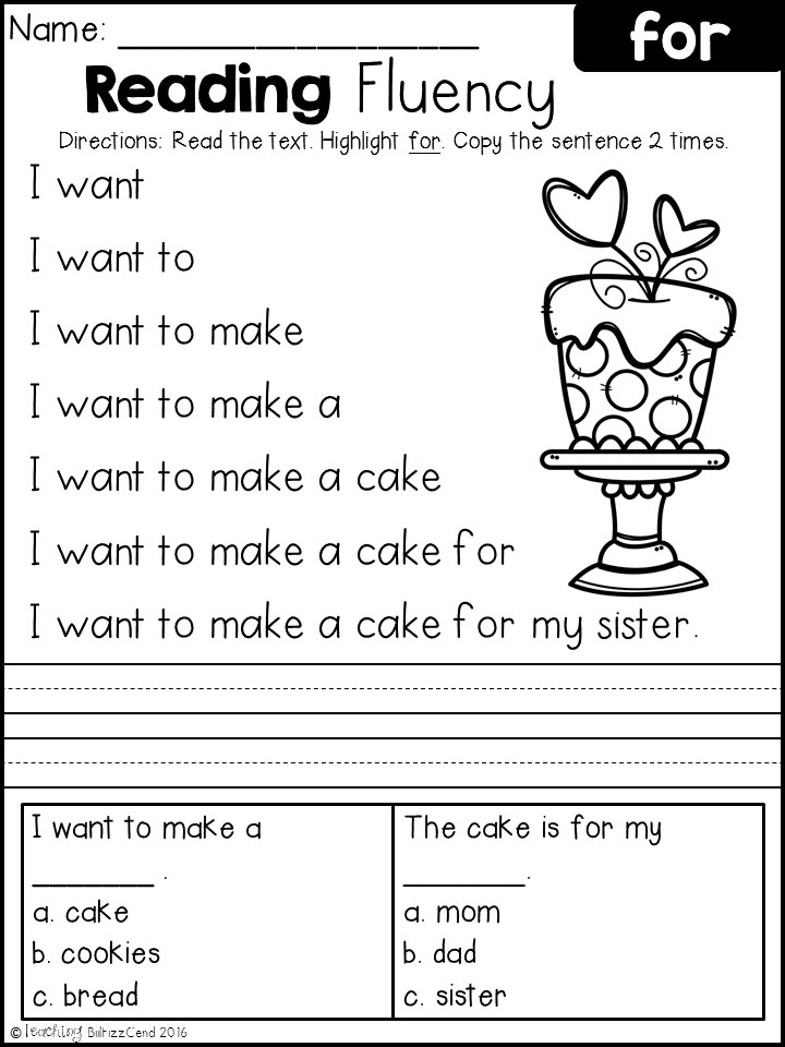 practice for 1st grade students