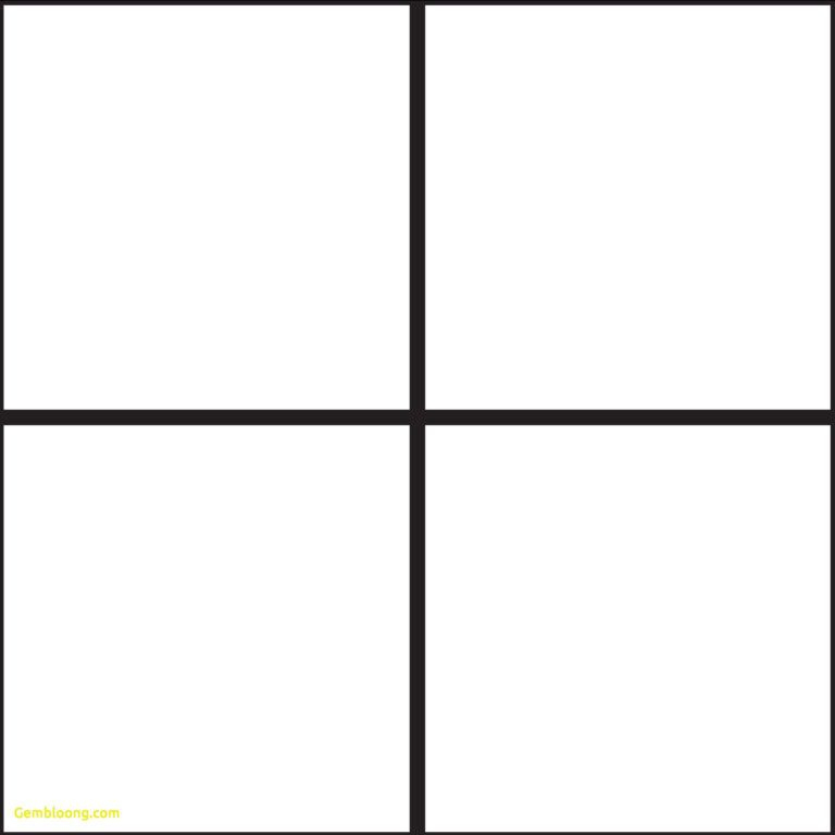 Four Square Clipart In Blank Four Square Writing Template En Intended 