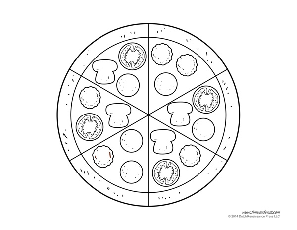 pizza printable template