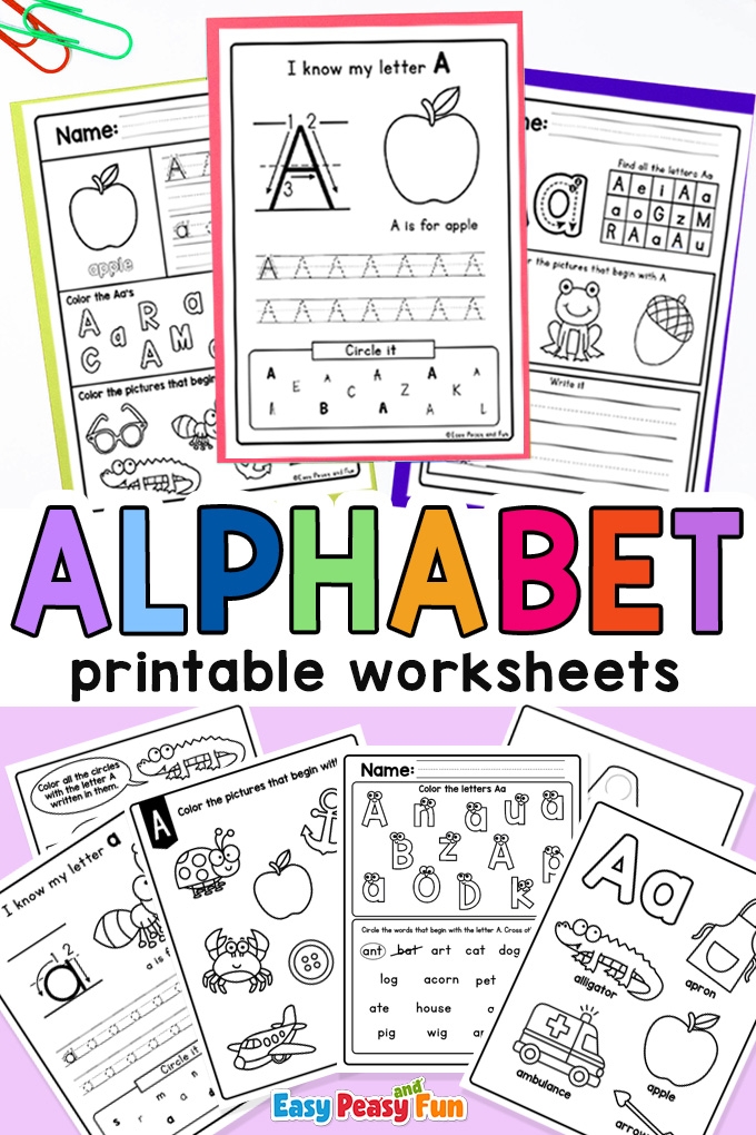 the alphabet printable worksheets