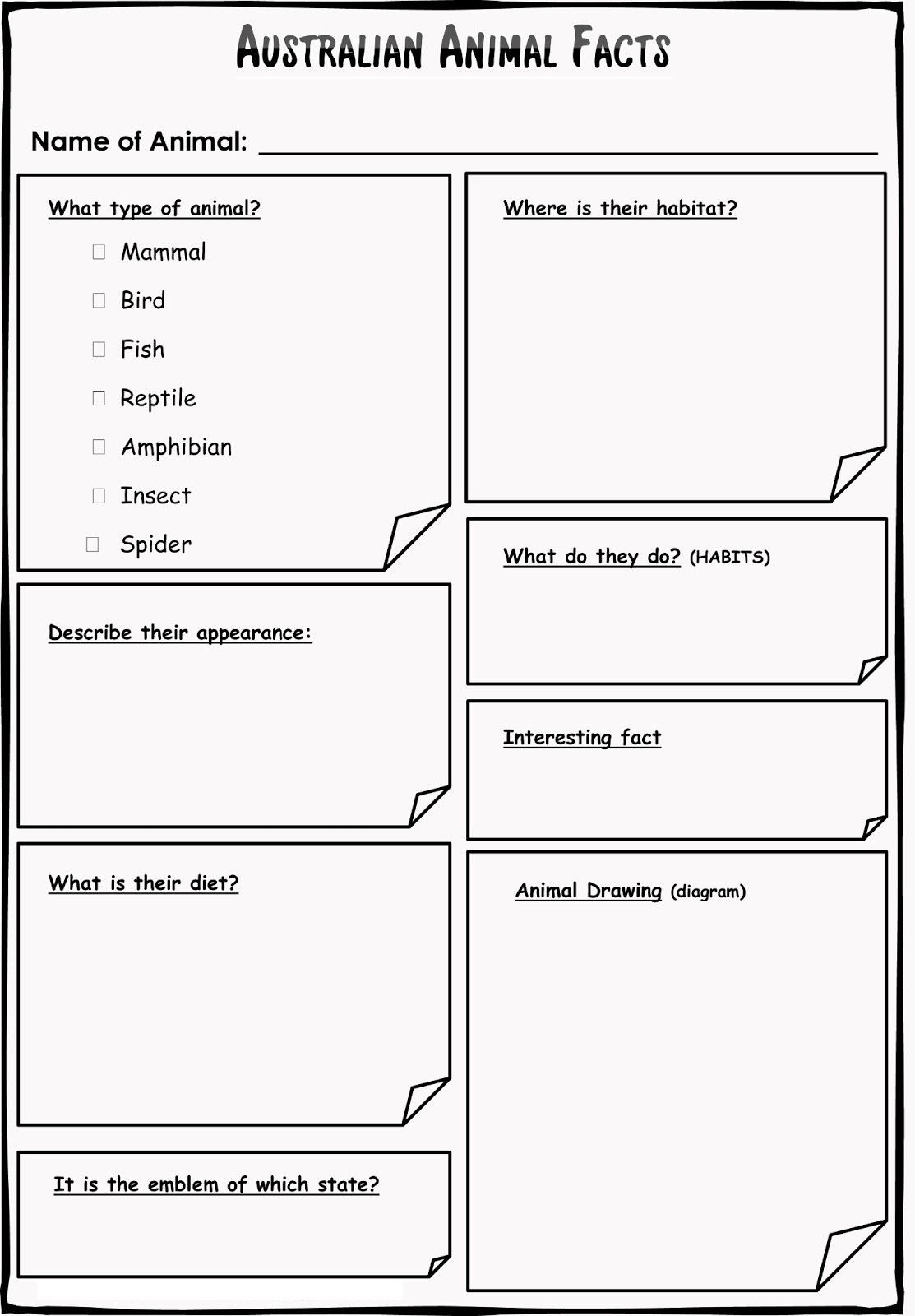 Free And Printable Templates For Kids Activity Shelter