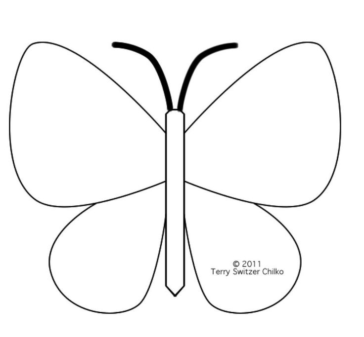 Free Butterfly Template Download Free Butterfly Template Png Images 