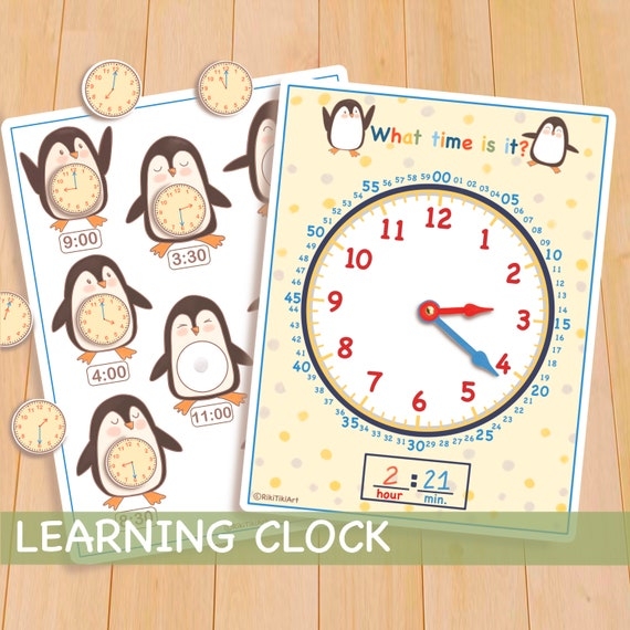 Free Clock Printables For Preschool