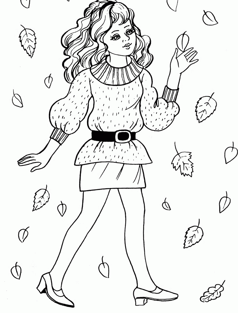 Free Coloring Pages For Girls Coloring Home