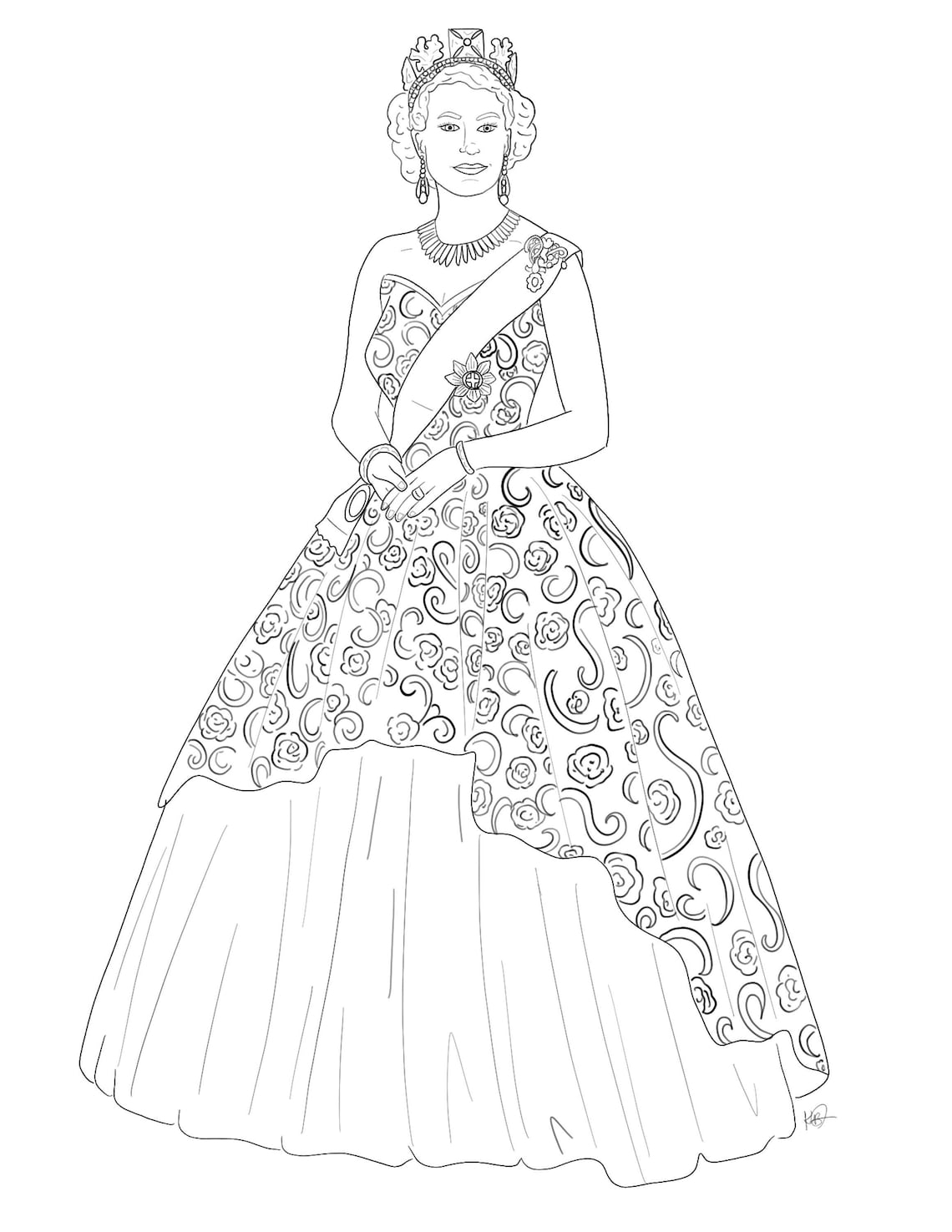 Free Colouring Pages Queen Coloringpages The Best Porn Website