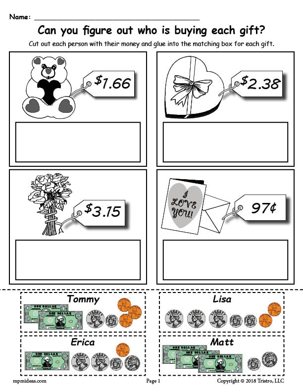 Free Counting Money Printable Worksheet Download Free Counting Money 