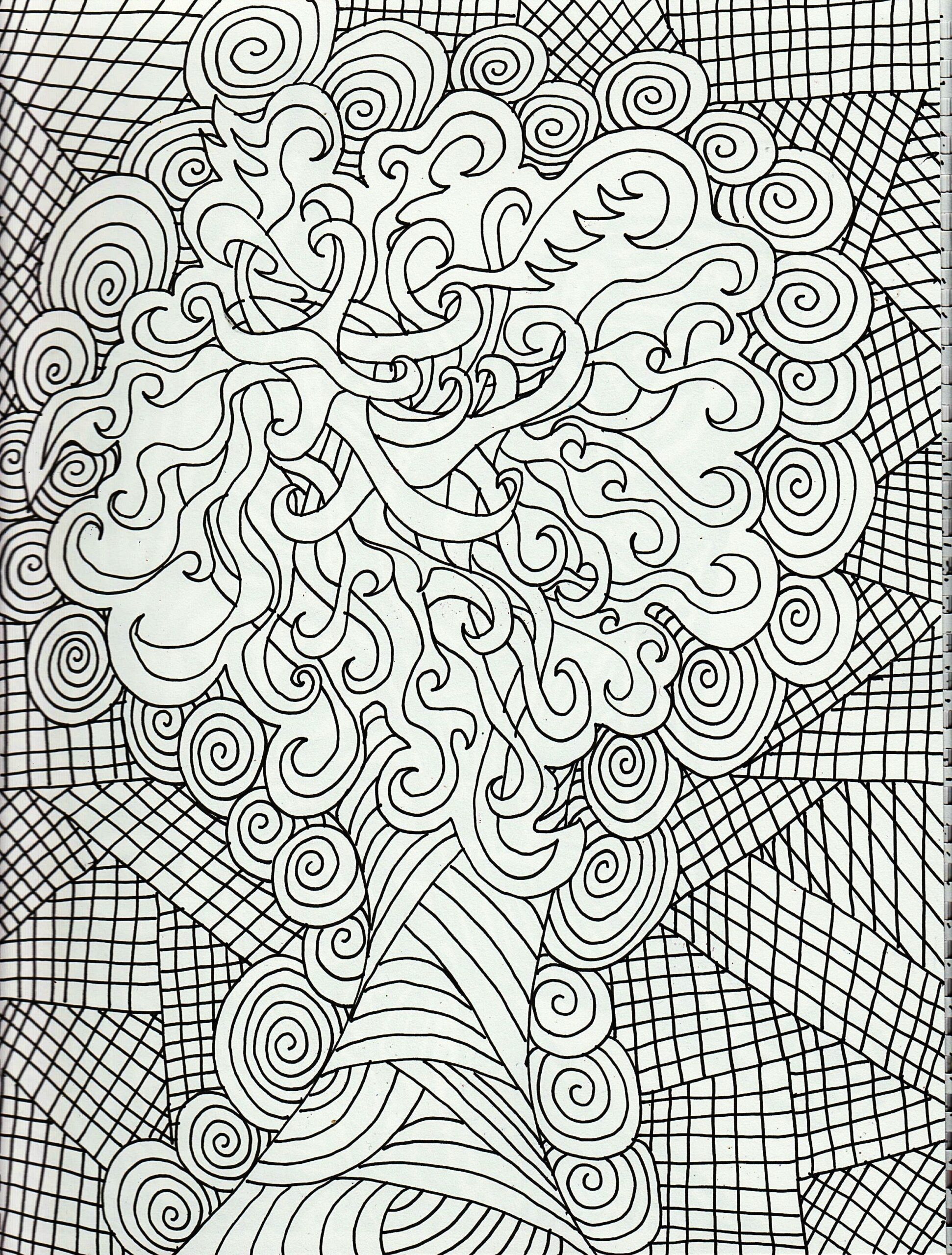 high detail coloring pages