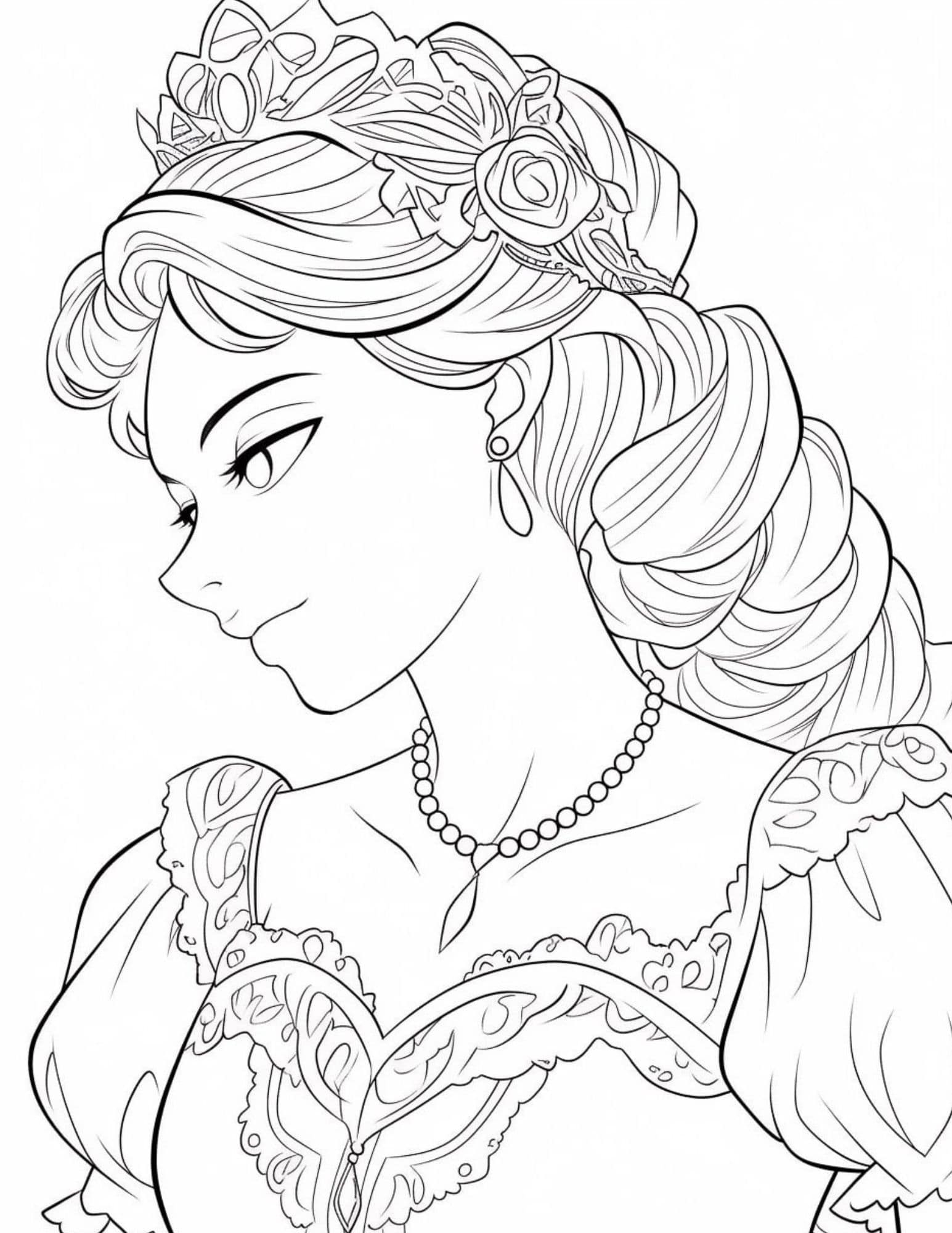 princess printable sheets