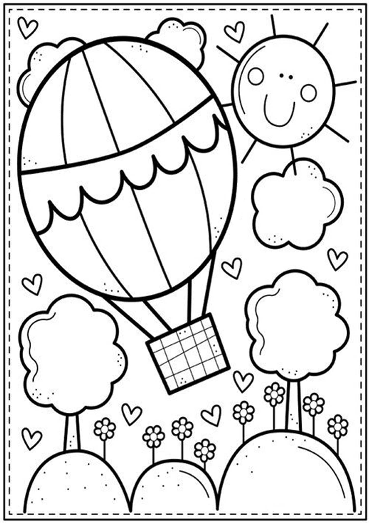 Free Easy To Print Cute Coloring Pages Tulamama
