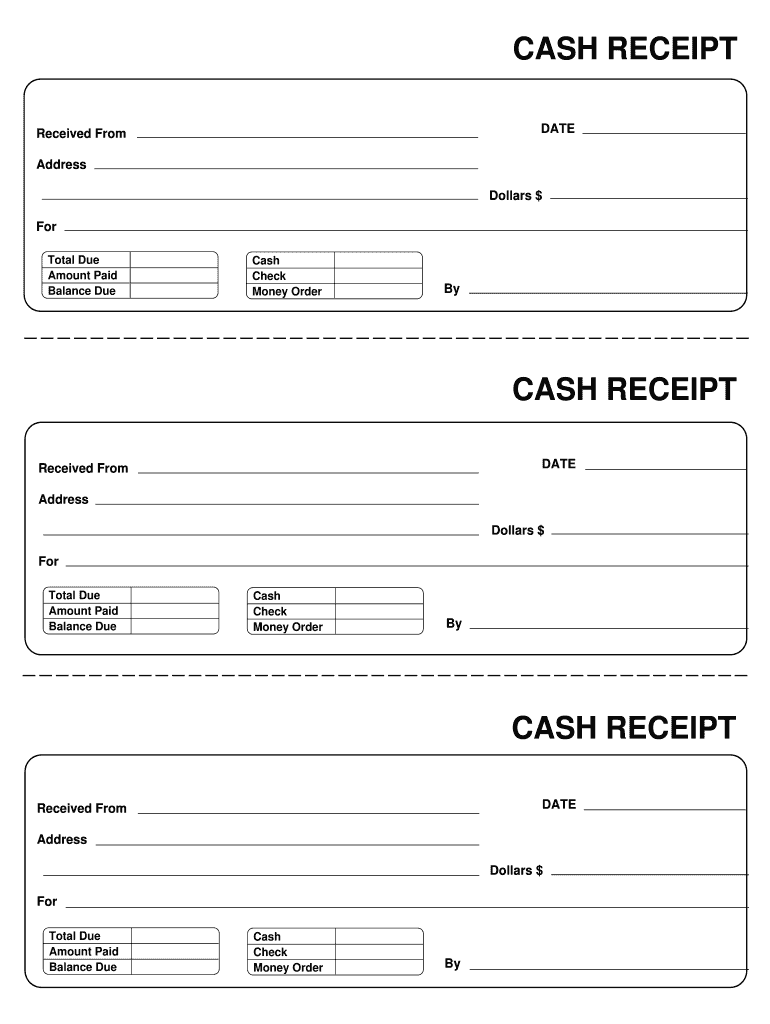 Free Fillable Receipt Forms Printable Forms Free Online