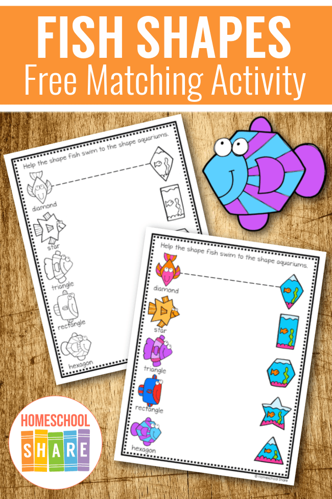 free printable fish shapes
