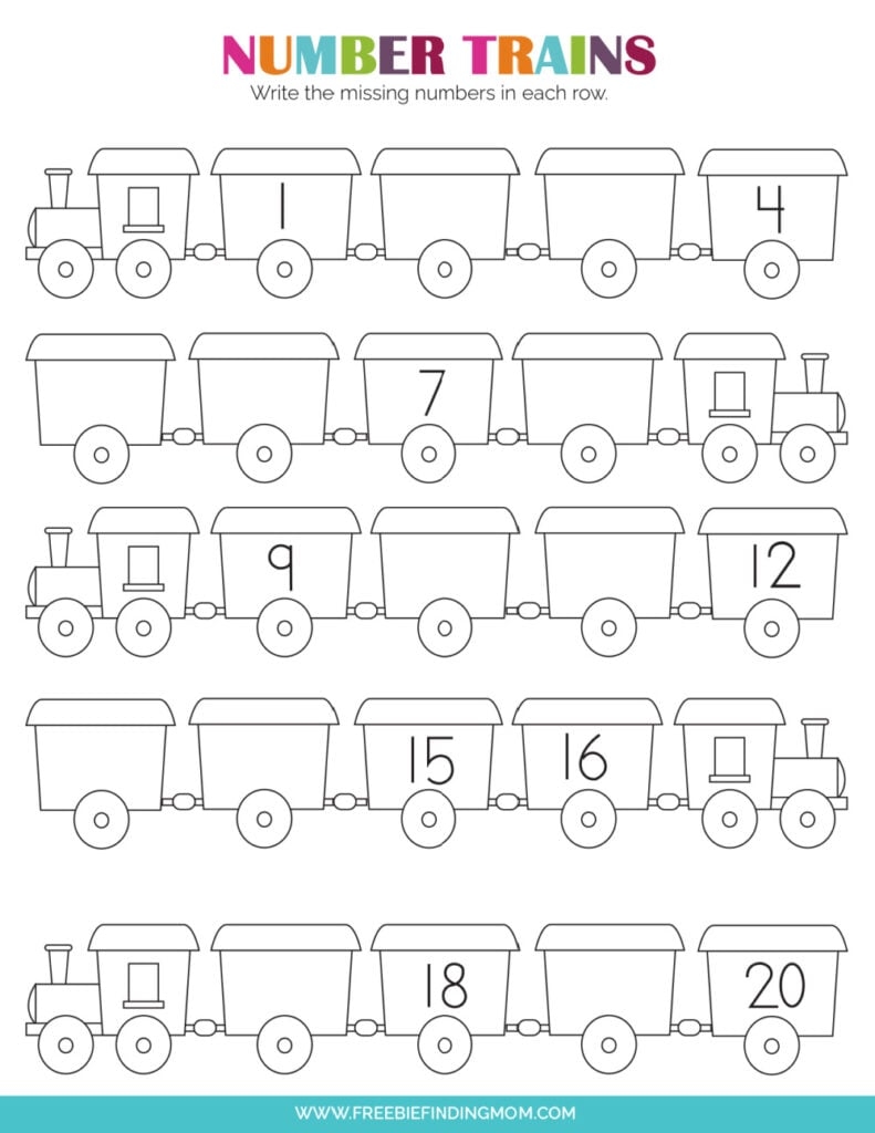 free printable worksheets for kids