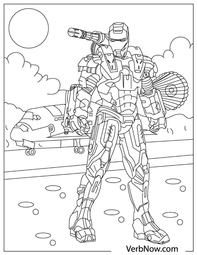 Iron Man coloring pages pdf