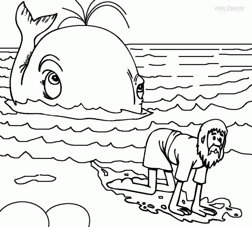 Free Jonah Coloring Page Coloring Home