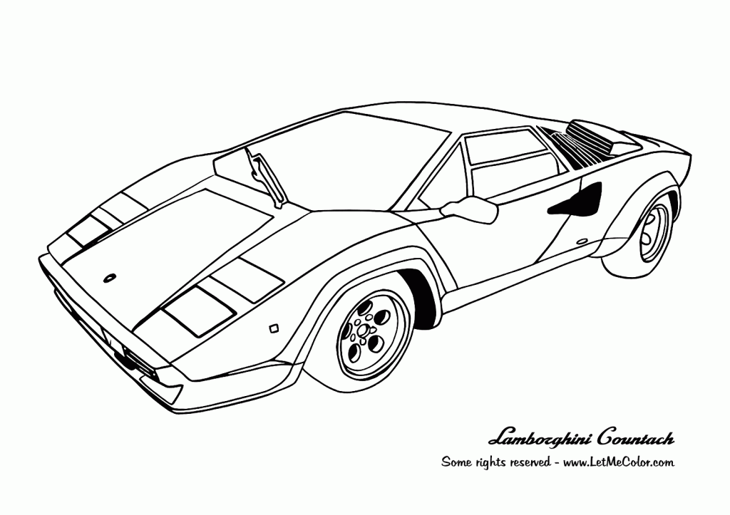Free Lamborghini Coloring Pages To Print Download Free Lamborghini 