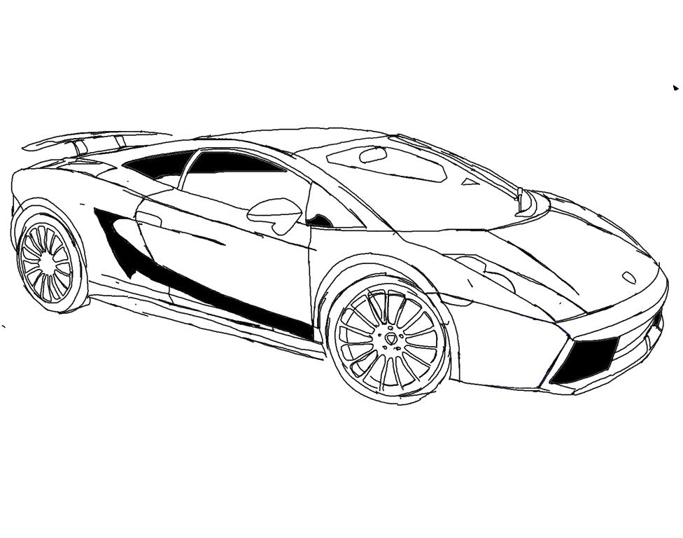 Lamborghini to color and print