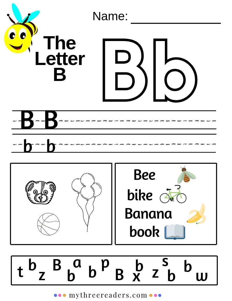 Free Letter B Worksheets For Kindergarten Infoupdate
