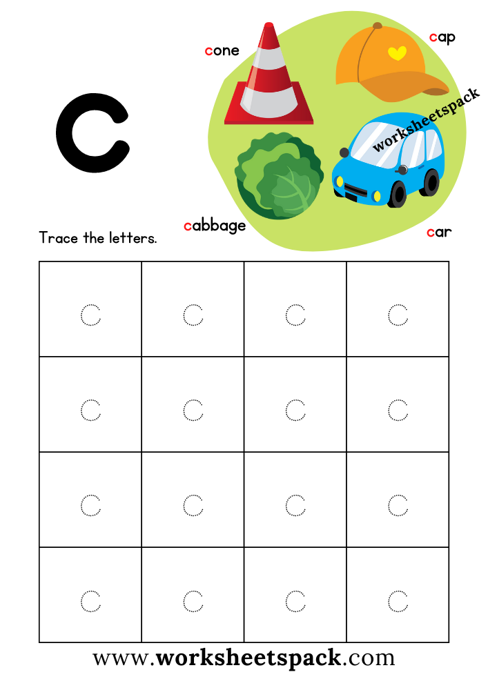 Free Letter C Printable Worksheets Worksheetspack