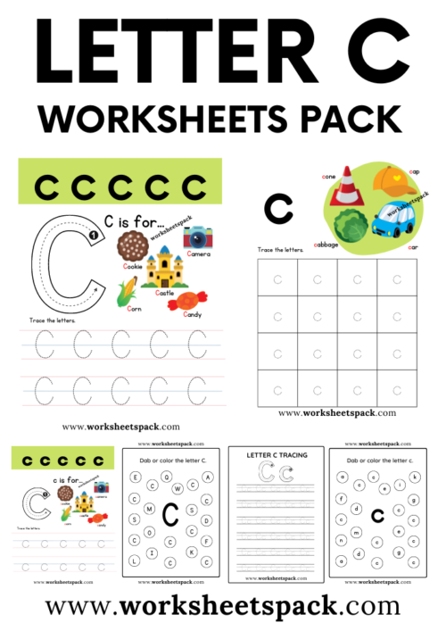 letter c worksheets pdf