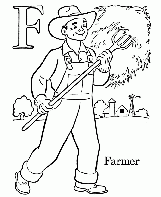 letter f coloring sheet printable