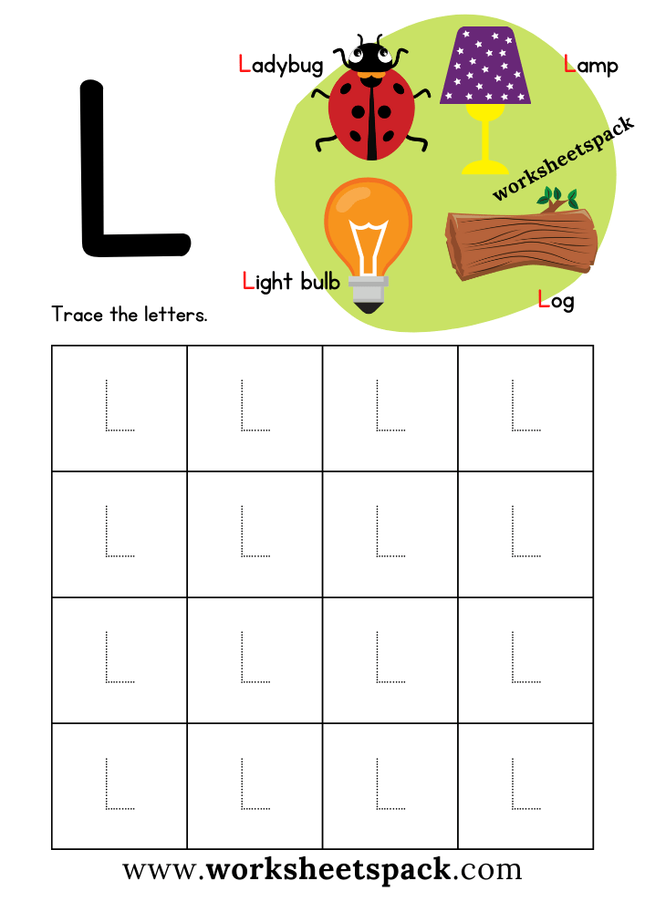 Free Letter L Printable Worksheets PDF Printable And Online