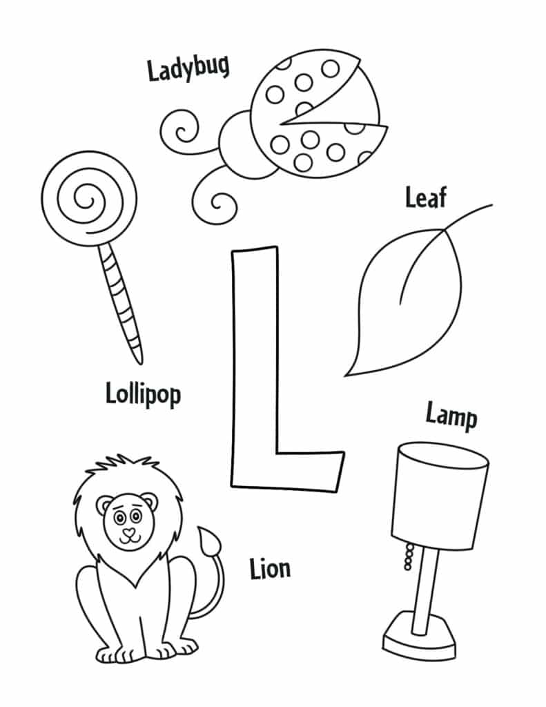 Free Letter L Worksheets For Preschool The Hollydog Blog Worksheets 