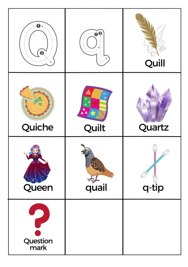 letter q free printable